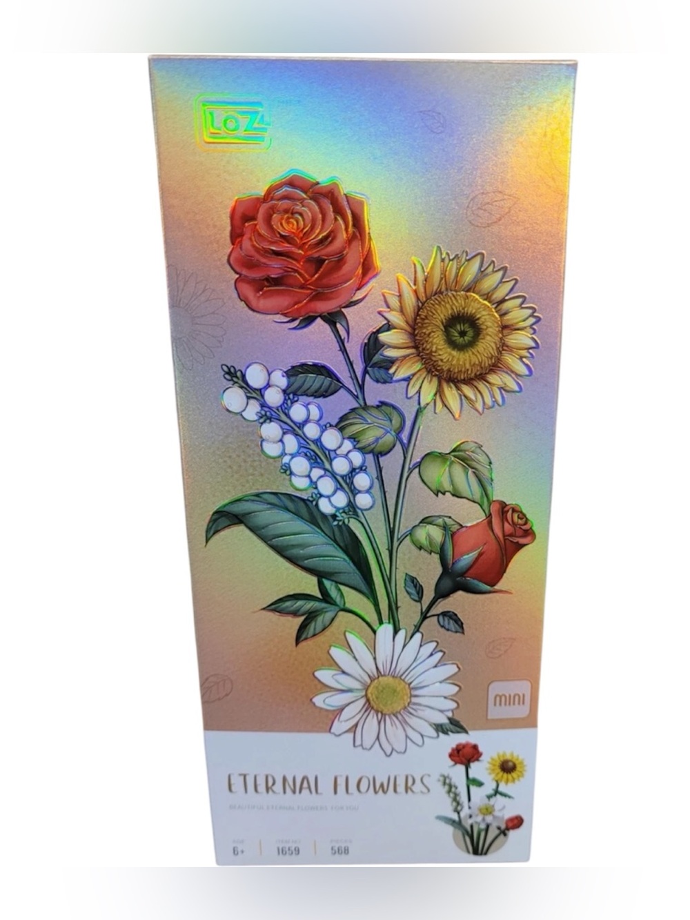 LOZ Eternal Flowers Mini Puzzle - Floral Bouquet